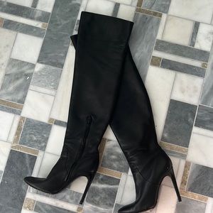 Alexander Wang OTK leather boots